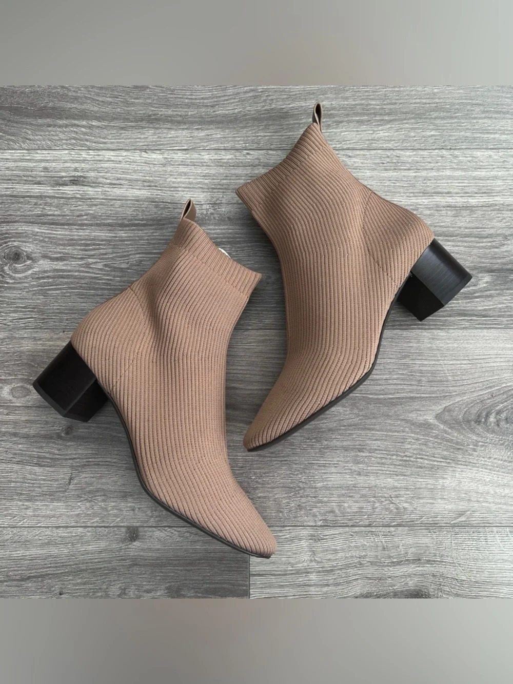 EVERLANE The Glove Boot Size 11 Tan Mocha ReKnit 2